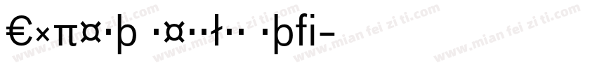 Expert Regular otf字体转换
